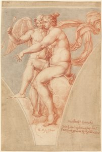 Vénus e Cupido (segundo Rafael) de Pieter van Lint