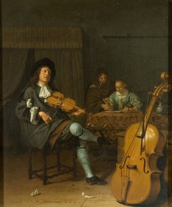 A Music Party, c.1675 (óleo no painel)