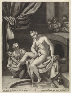 David e Betsabá de Pieter van den Berge