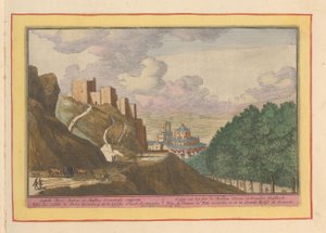 Vista da Catedral de Alcazaba e Granada
Vista do Castelo da Torre Vermelha e da igreja principal de Granada (título sobre o objecto)
Theatrum Hispaniae (...) (título da série) de Pieter van den Berge