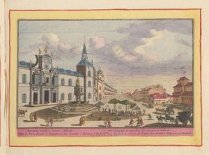 Prisão real em Madri O Koninglyk Gevangenhuys der Grooten em Madrid (título no objeto) Theatrum Hispaniae (...) (título da série)