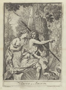 Figura 11 de uma série de exemplos de desenho com Vénus e Adonis