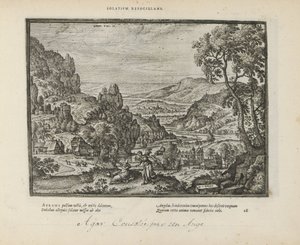 Landschap met Hagar en de engel
Solatium refocillans (título sobre o objecto)
Emblemata Sacra è praecipuis utriusque testamenti utriusque historiis concinnata (Testamento Oude) (título da série)
Imagines et figurae bibliorum (título da série) de Pieter van der Borcht (I)