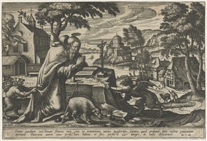 A tentação de Santo António de Pieter van der Borcht (I)