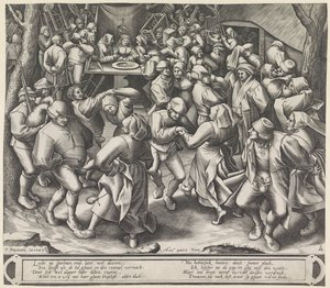 Dança no casamento na fazenda de Pieter van der Heyden