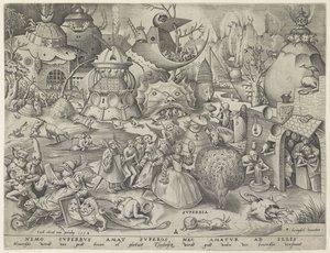 Orgulho Superbia (título no objeto) Os Sete Pecados Capitais (título da série) de Pieter van der Heyden