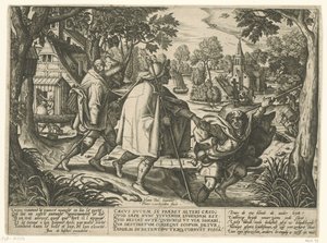 Parábola dos dois homens cegos de Pieter van der Heyden