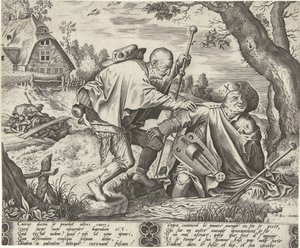 Parábola dos dois cegos de Pieter van der Heyden