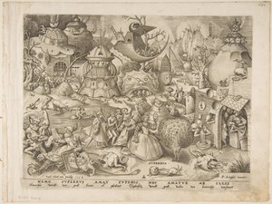 Orgulho Superbia dos Sete Pecados Capitais, 1558.