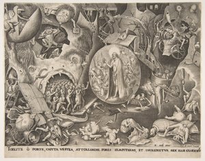 A descida de Cristo ao limbo, ca. 1561 de Pieter van der Heyden