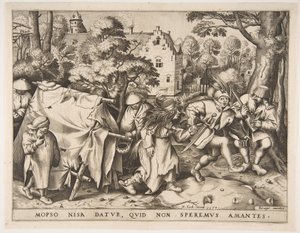 A noiva suja ou o casamento de Mopsus e Nisa, 1570.