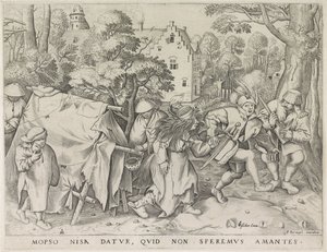 Noiva suja ou o casamento de Mopsus e Nisa
Mopso Nisa datur, quid non speremus amantes (título sobre o objecto)