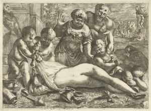 Um bacante bêbado de Pieter van der Plas (II)