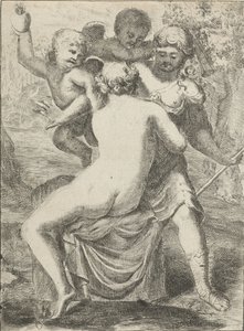 Júpiter seduz Calisto de Pieter van der Plas (II)