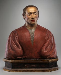 Palla Rucellai, c.1506 (terracota com decoração policromada) de Pietro (attr. to) Torrigiano