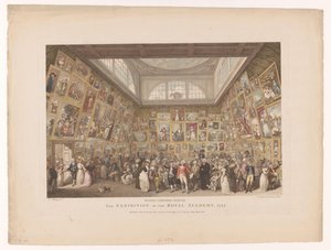 Tentoonstelling na Academia Real de Londen, em 1787
A Exposição da Academia Real, 1787 (título sobre o objecto)