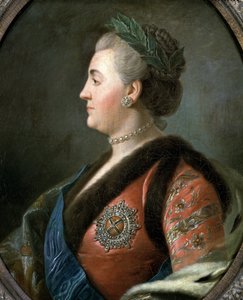 Retrato de Catarina II, a Grande, imperatriz da Rússia (Pintura