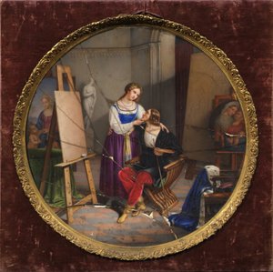 Rafael e a Fornarina de Pietro Bagatti Valsecchi