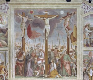Crucificação (fresco) de Pietro Baschenis