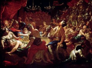 Festa de Belsazar, século XVII ou início do século XVIII
