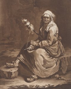 A Velha Trabalhadora, c. 1757-1804. de Pietro Jacopo Palmieri