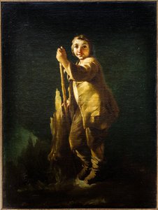 Pastor de pé, ca. 1740 (Óleo sobre tela) de Pietro Longhi