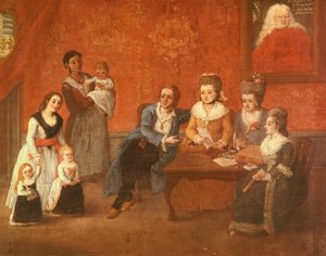 A família Michiel, c.1780 (óleo sobre tela) de Pietro Longhi