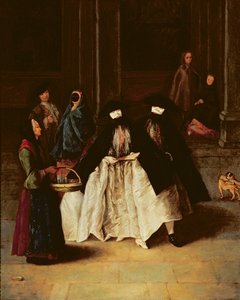 O Vendedor de Perfumes (óleo sobre tela) (ver alo 166068) de Pietro Longhi