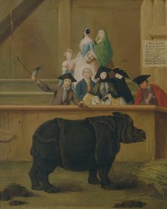O rinoceronte, 1751 de Pietro Longhi
