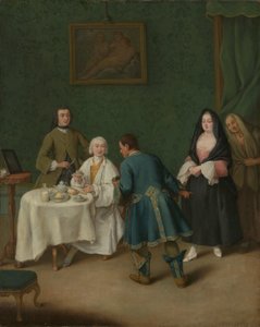 A Tentação, 1746. de Pietro Longhi