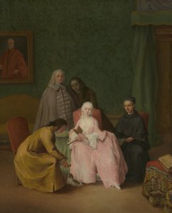 A visita, 1746 de Pietro Longhi