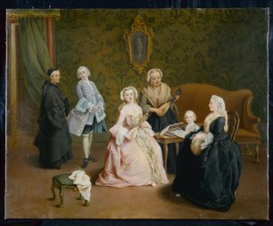 O concerto de familia de Pietro Longhi