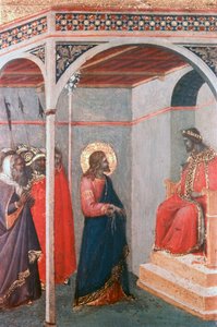 Cristo antes de Pilatos, c1306-1348