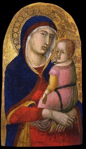 Madonna com criança, ca 1340 de Pietro Lorenzetti