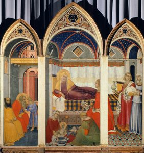 Natividade da Virgem, de Pietro Lorenzetti (ca. 1280-ca 1348) de Pietro Lorenzetti