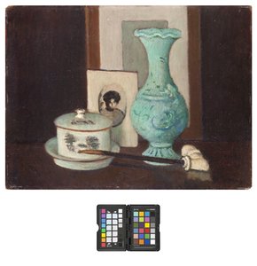Ainda vida com tubo, 1926-28