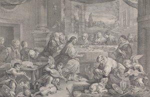 Cristo transformando água em vinho nas bodas de Caná, 1743-63.