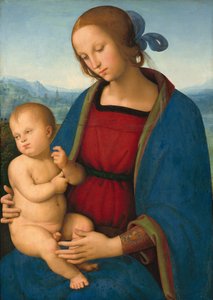 Madonna e criança de Pietro Perugino
