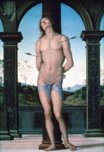 São Sebastião, c1470-1523 de Pietro Perugino