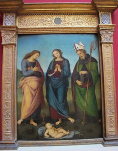 Adoração do Menino de Pietro Perugino