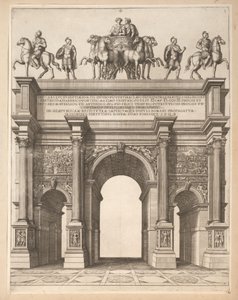 Arco de Septimius Severus em Roma de Pietro Sante Bartoli