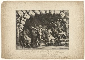 Plutão entra no submundo de Pietro Sante Bartoli