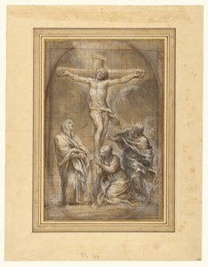 Cristo na Cruz com a Virgem Maria, Maria Madalena e São João de Pietro da Cortona
