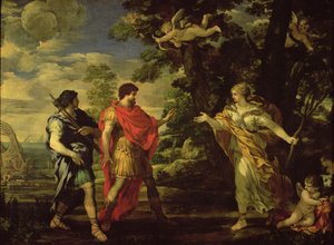 Vênus Aparecendo a Enéias como Caçadora, c.1635