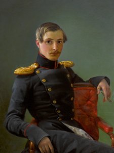 Retrato de Andrei Nikolaevich Karamzin 1814-1854, 1836.
