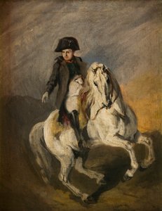 Napoleão sobre um cavalo cinzento (óleo sobre tela)
