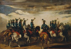 Hussardos Azuis Austríacos de Piotr von Michalowski