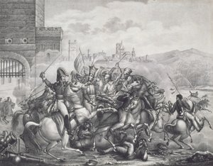 Morte de Josef Sulkowski, 1799 de Polish School