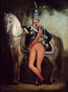 Príncipe Josef Anton Poniatowski (1763-1813) por seu cavalo, c.1800-13