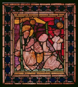 A Adoração dos Magos, 1430-40 de Polish School
